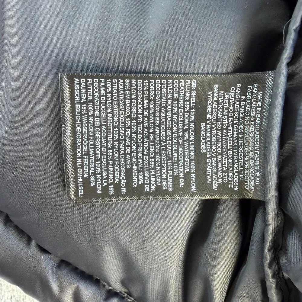 The North Face 1996 Retro Nuptse Jacket Men's L Black 700 Down NWT $380